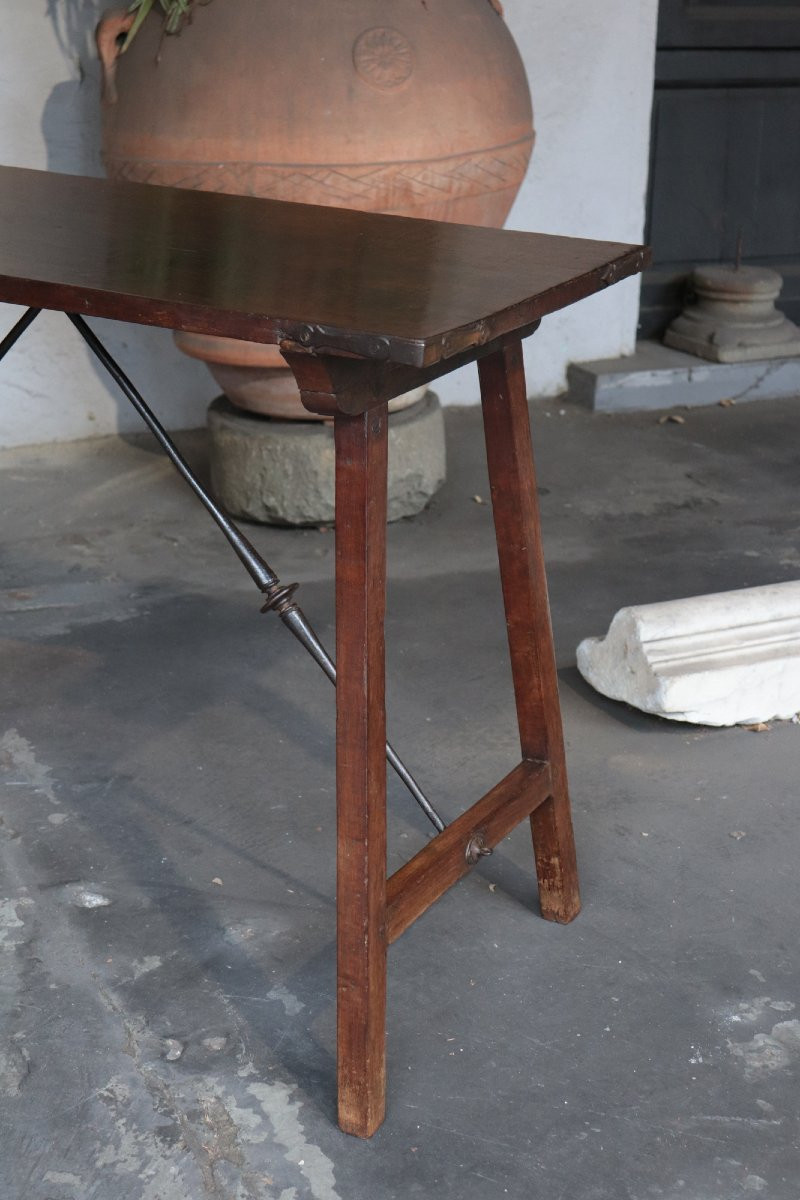 Table  en noyer, Toscane, 18e siècle-photo-2