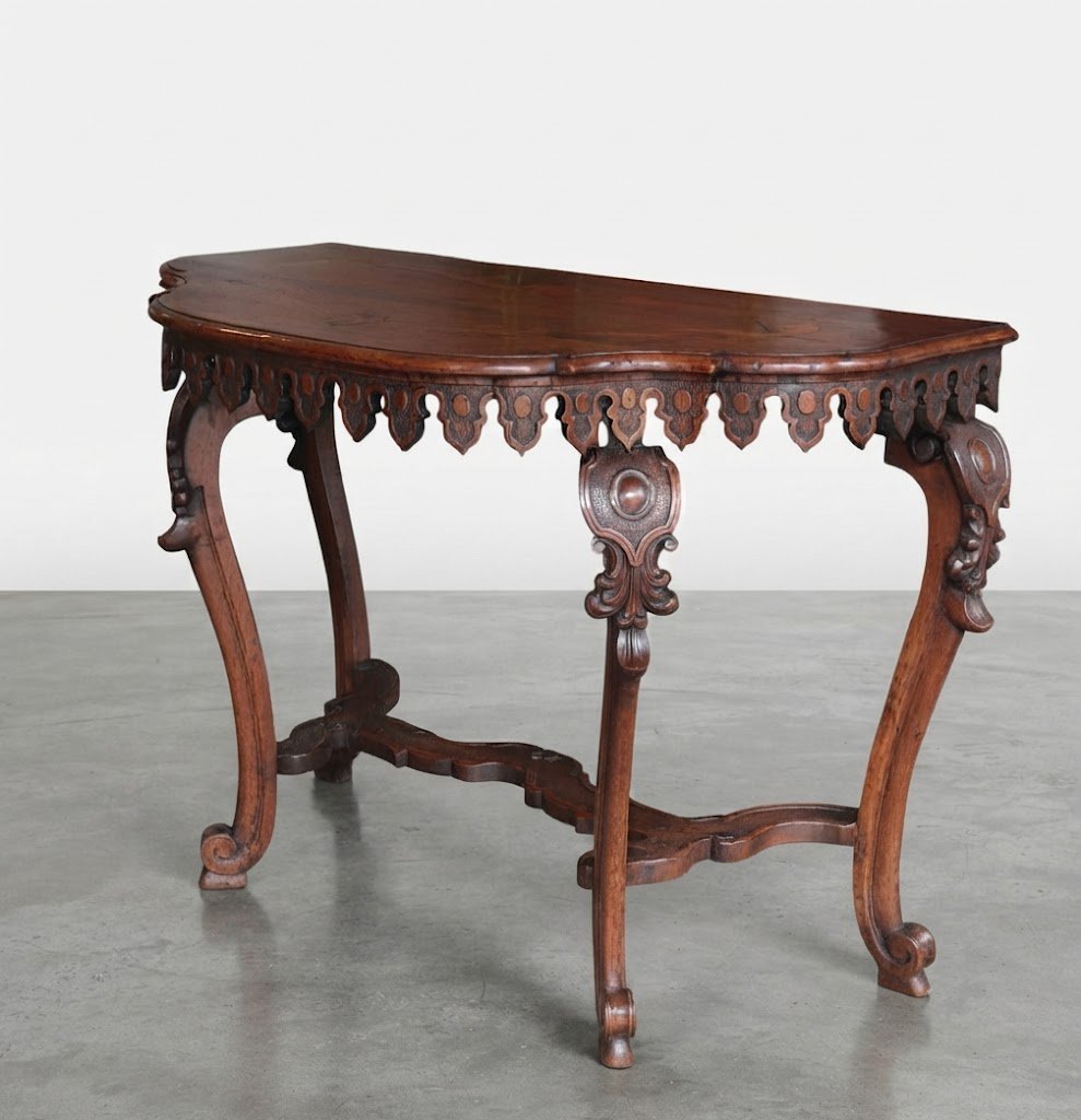 Walnut Console Table, Venice, 18th Century