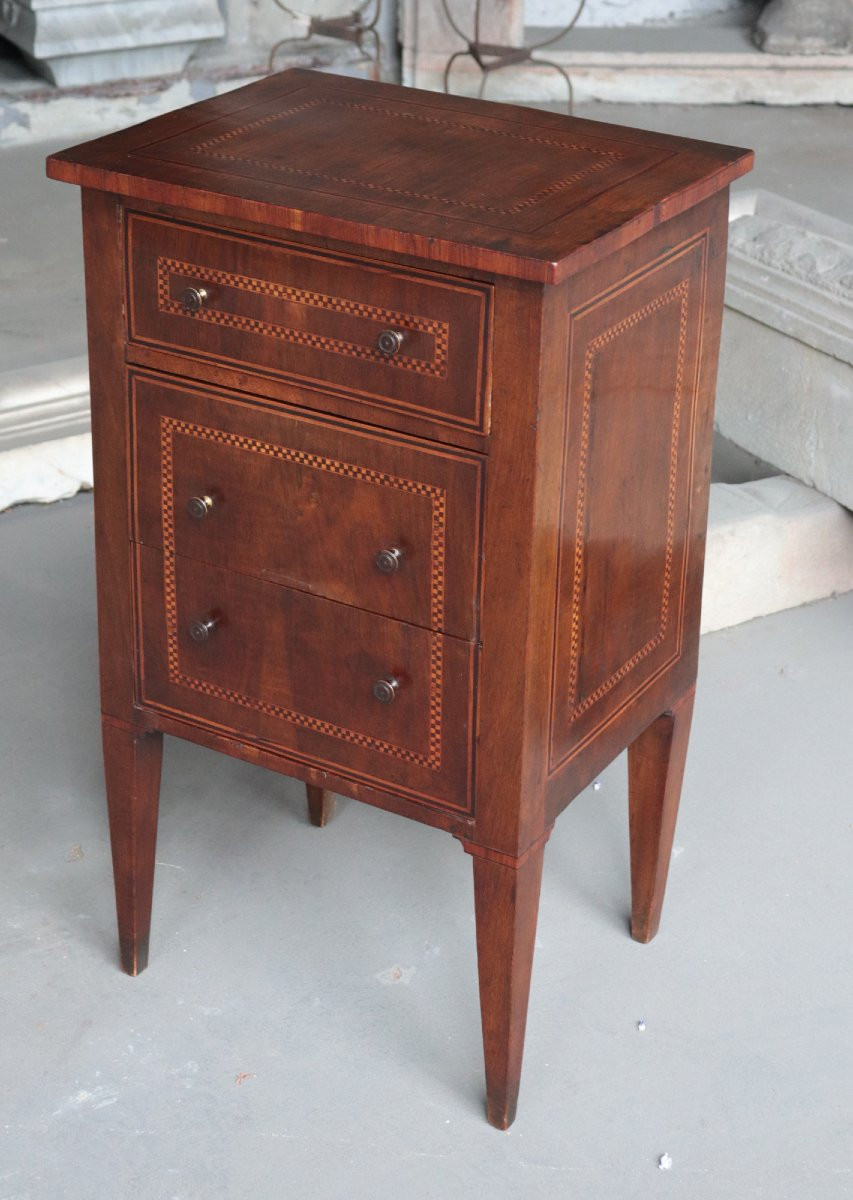 Table de chevet Louis XVI, Toscane-photo-4