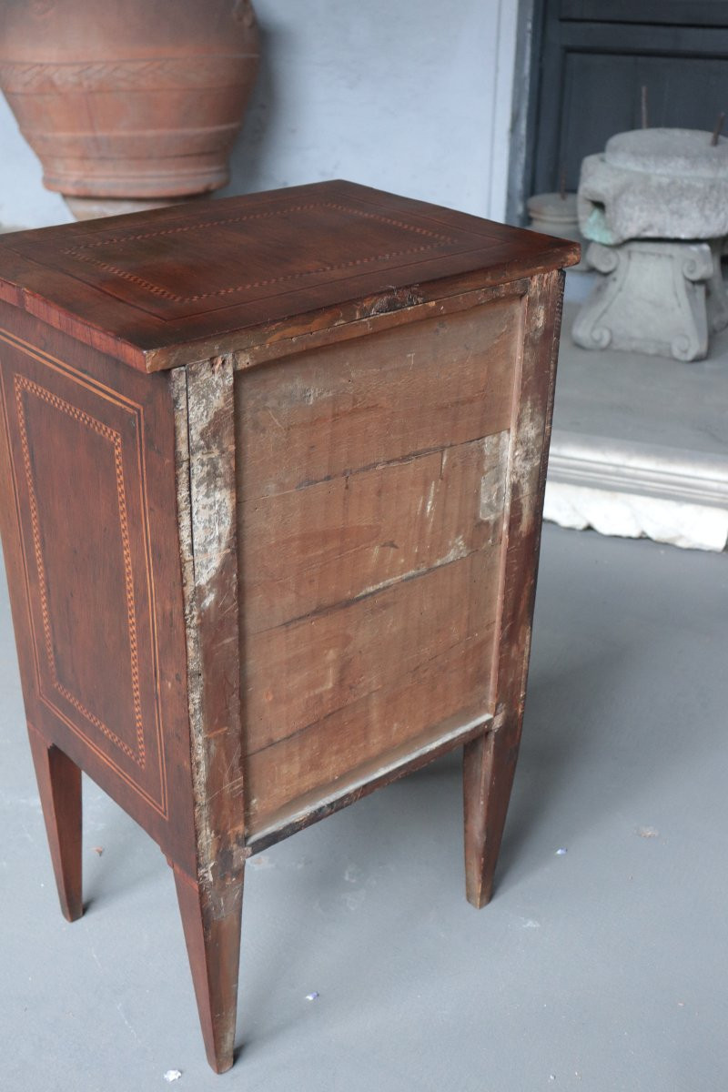 Table de chevet Louis XVI, Toscane-photo-2