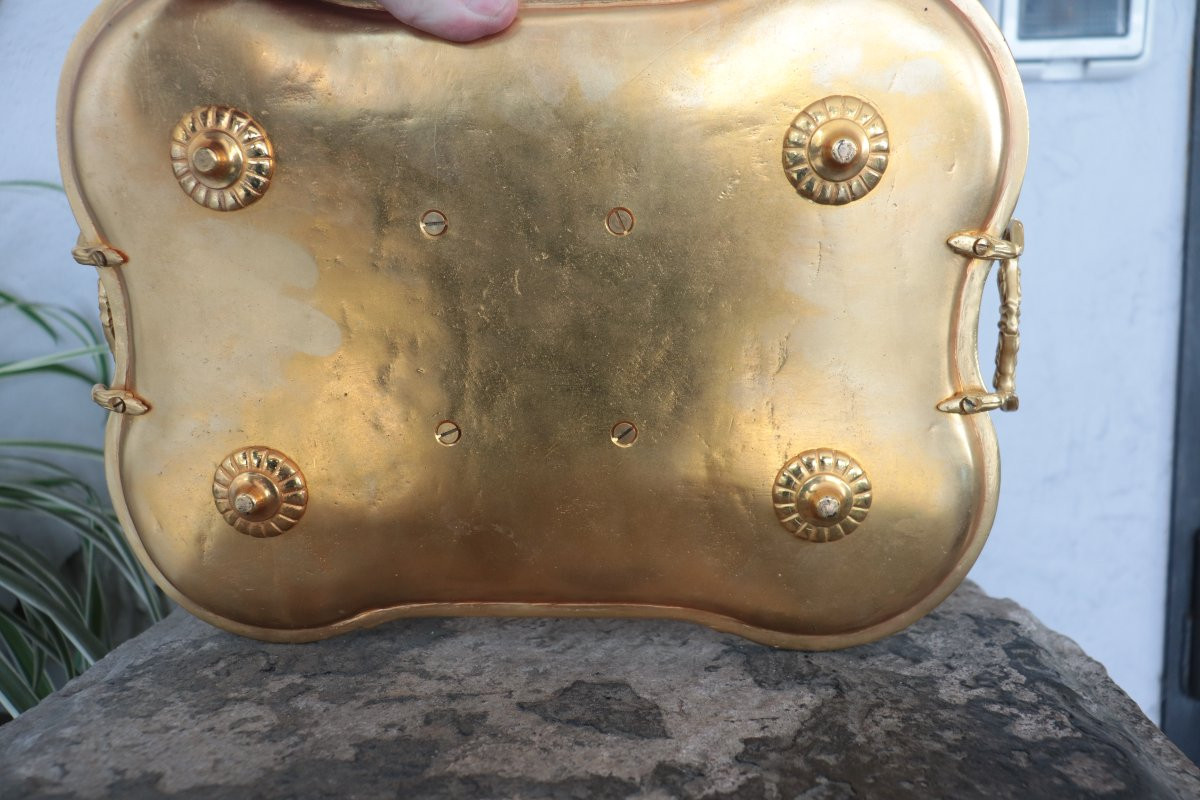 Gilded Bronze Inkwell, Napoleon III-photo-3