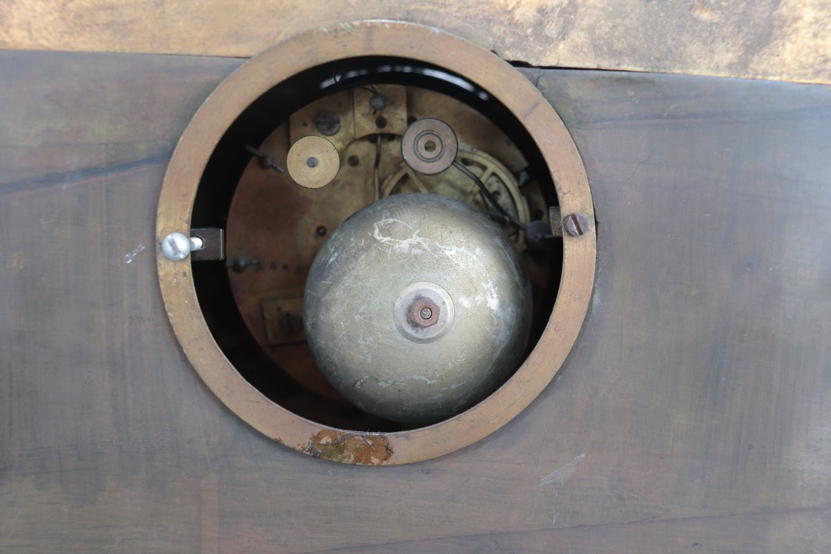 Pendule de table en bronze doré, France,  XIXe siècle-photo-3