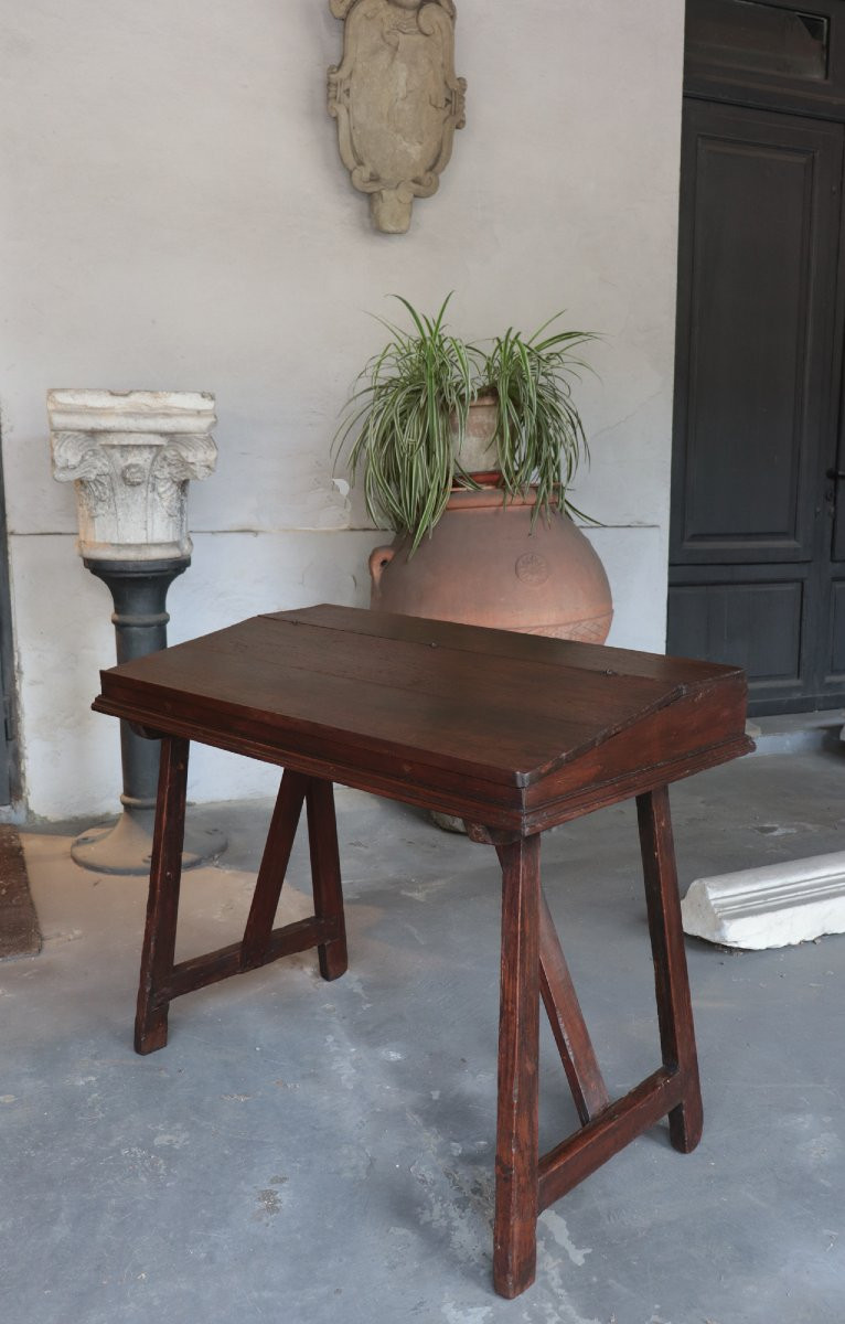 Table - Writing Desk, Tuscany, 17th Century-photo-4