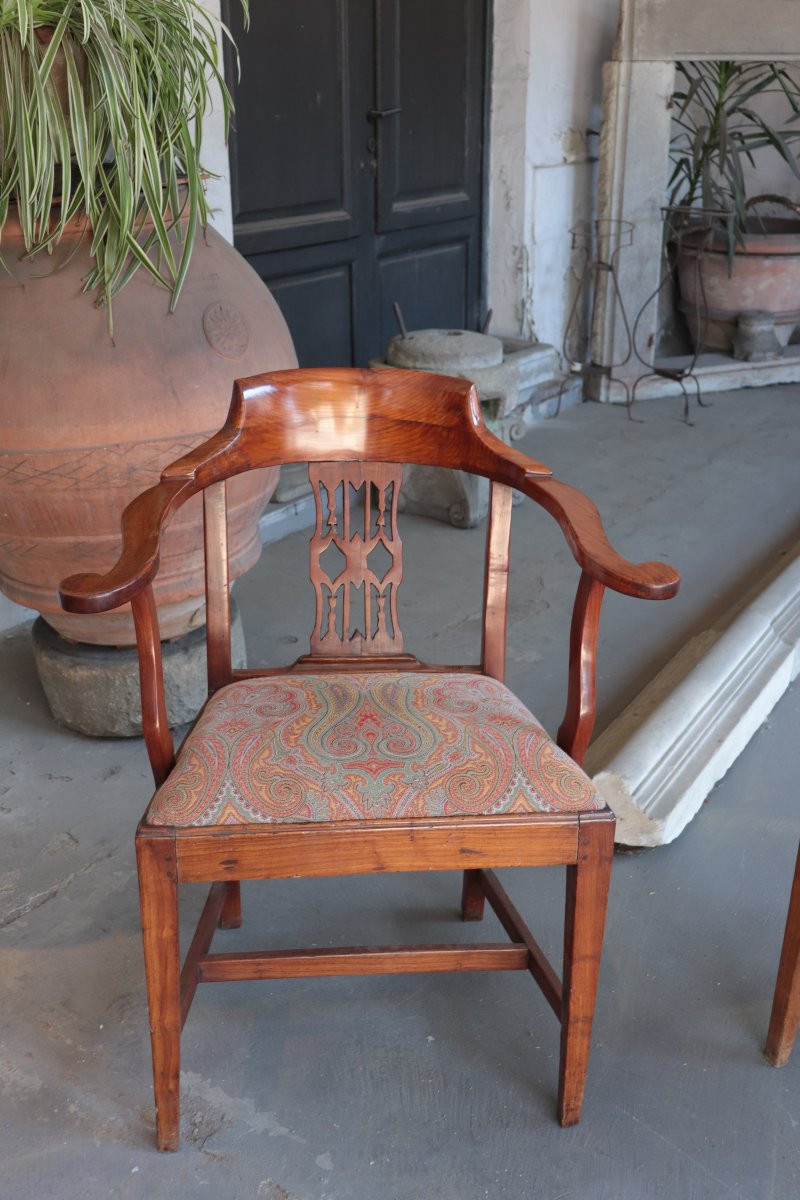 Paire de fauteuils, Toscane fin du 18e siècle-photo-4