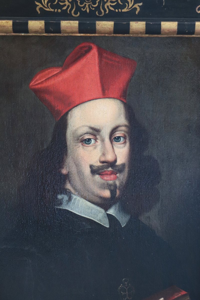 Portrait du cardinal Léopold de Médicis, Toscane, 17e siècle-photo-3