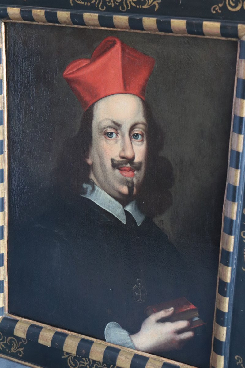 Portrait du cardinal Léopold de Médicis, Toscane, 17e siècle-photo-4