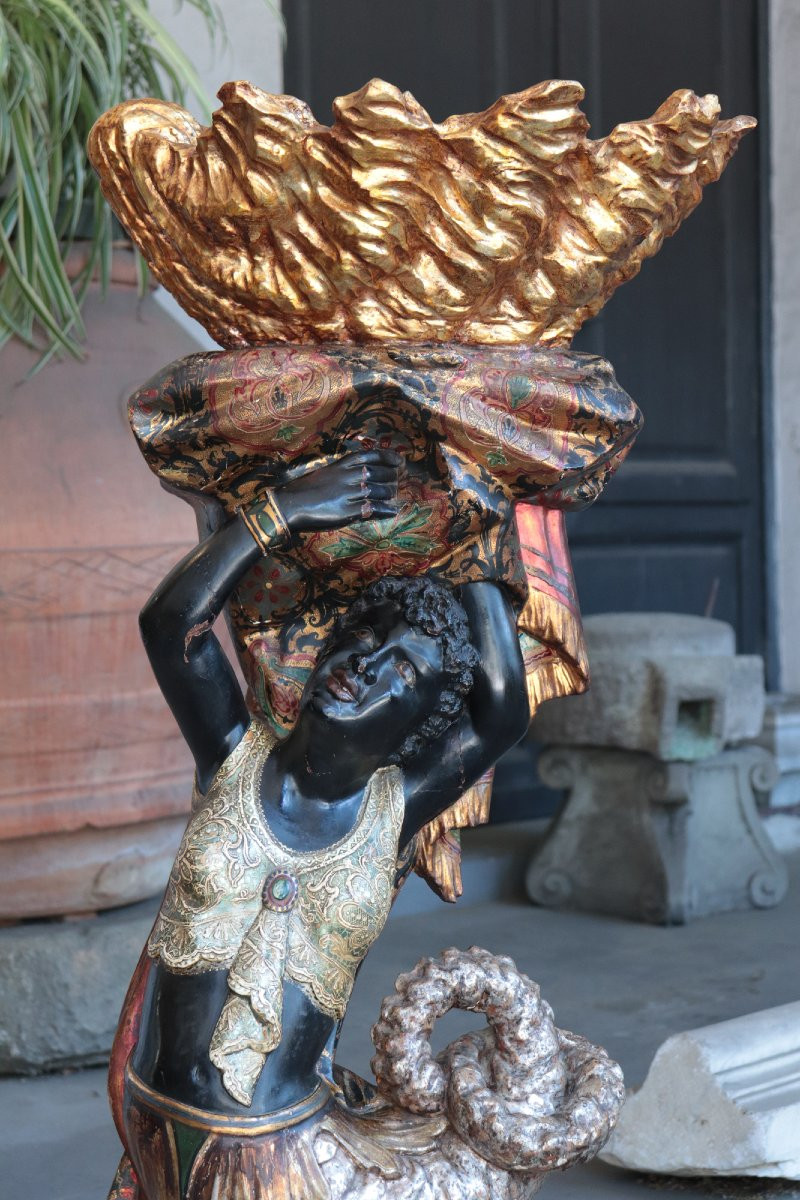 Sculpture « Moro vénitien », fin du XIXe siècle-photo-2