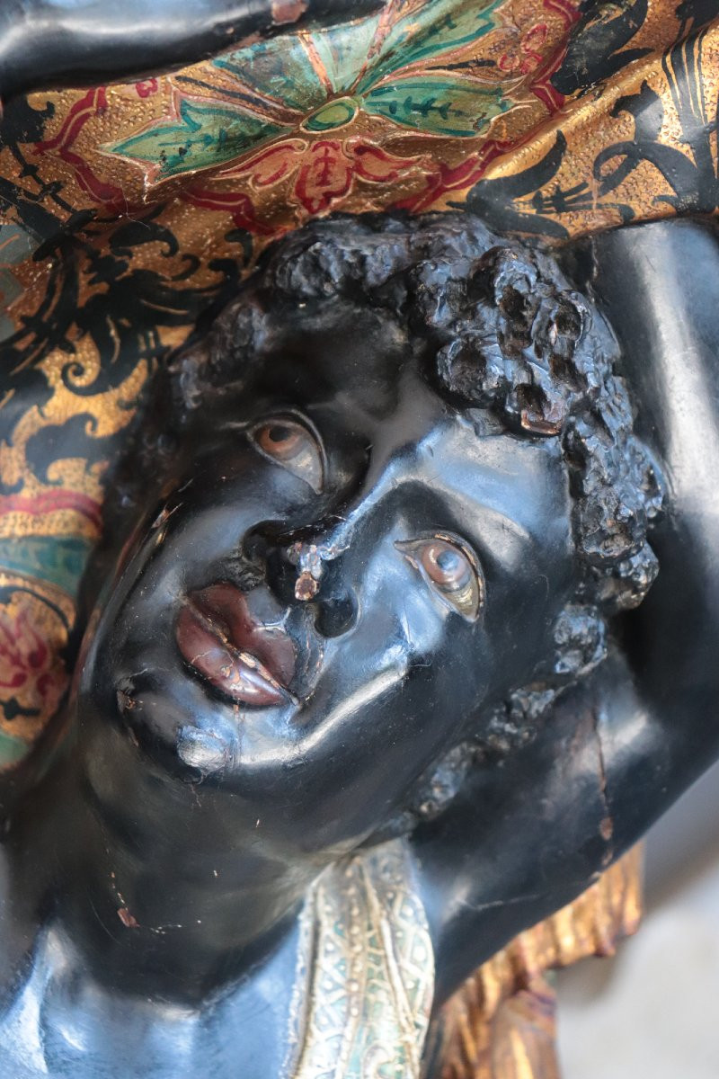 Sculpture « Moro vénitien », fin du XIXe siècle-photo-3