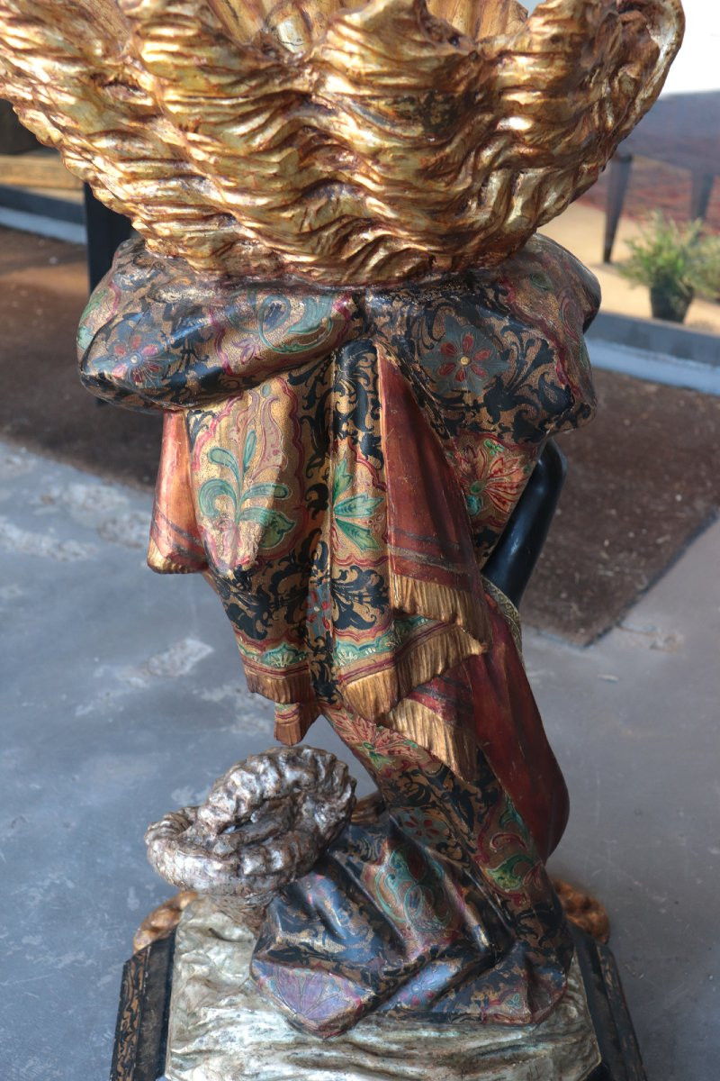 Sculpture « Moro vénitien », fin du XIXe siècle-photo-1