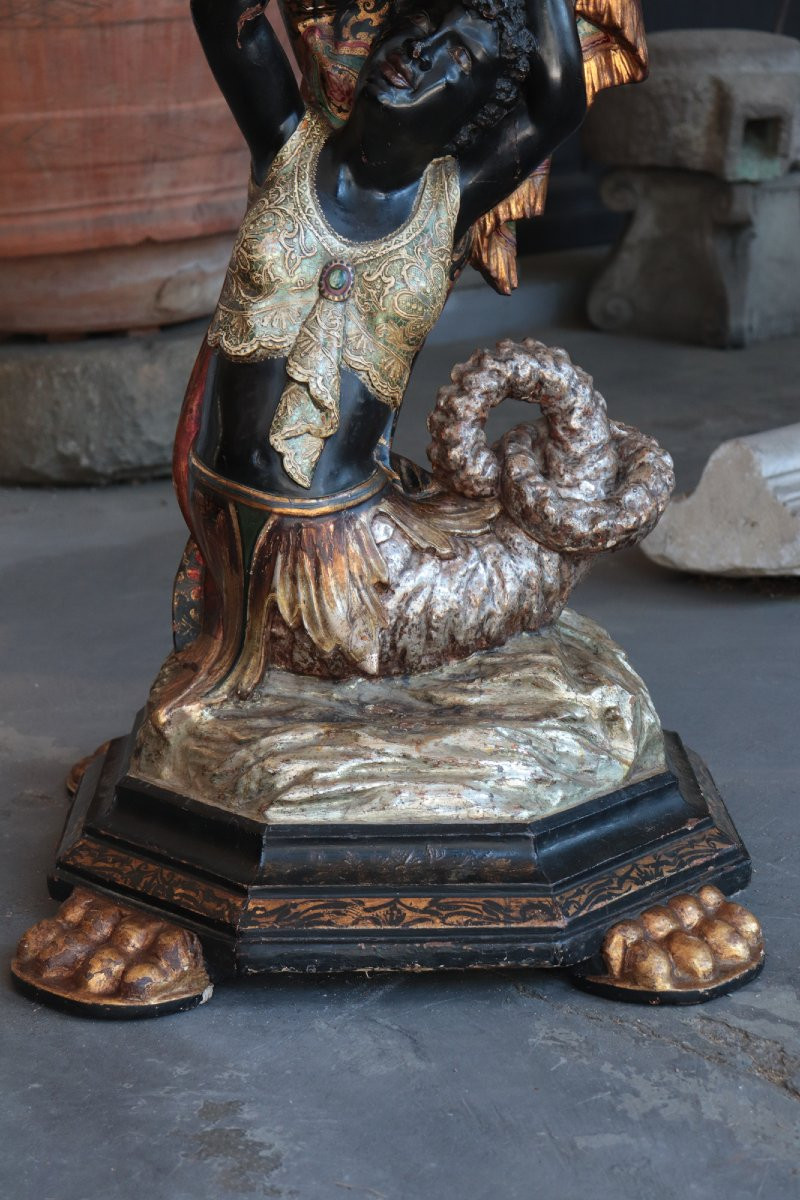 Sculpture « Moro vénitien », fin du XIXe siècle-photo-2