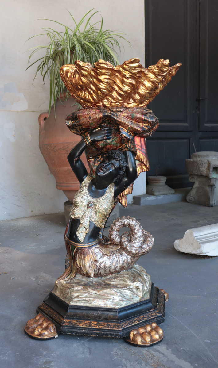 Sculpture « Moro vénitien », fin du XIXe siècle