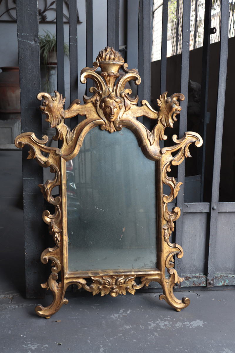 Miroir doré, Lucques, 19e siècle