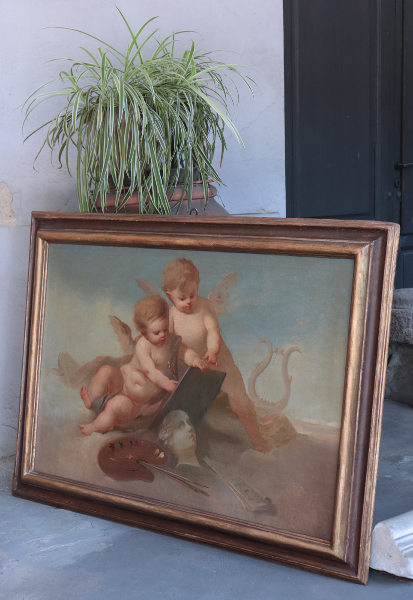 Painting: Allegory Of The Arts, Late 19th Century