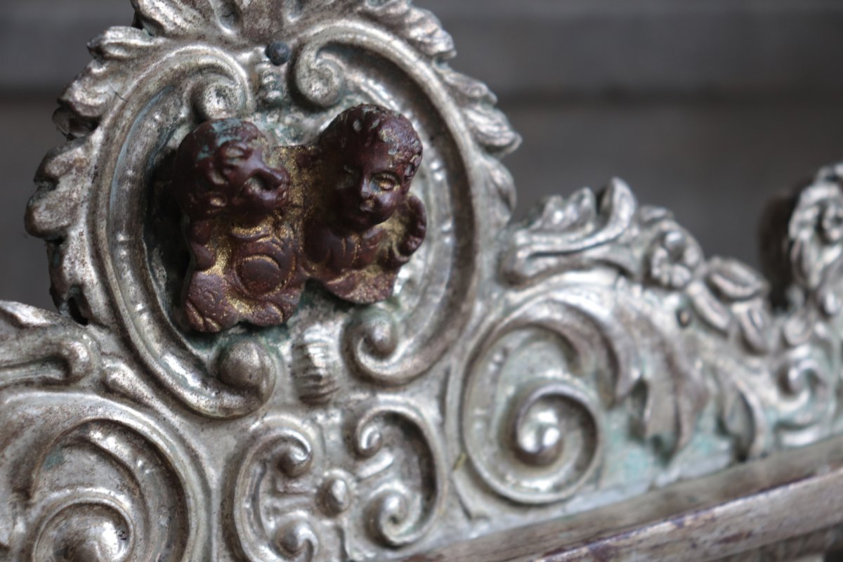 3 miroirs argentés, Toscane, XVIIIe siècle-photo-1