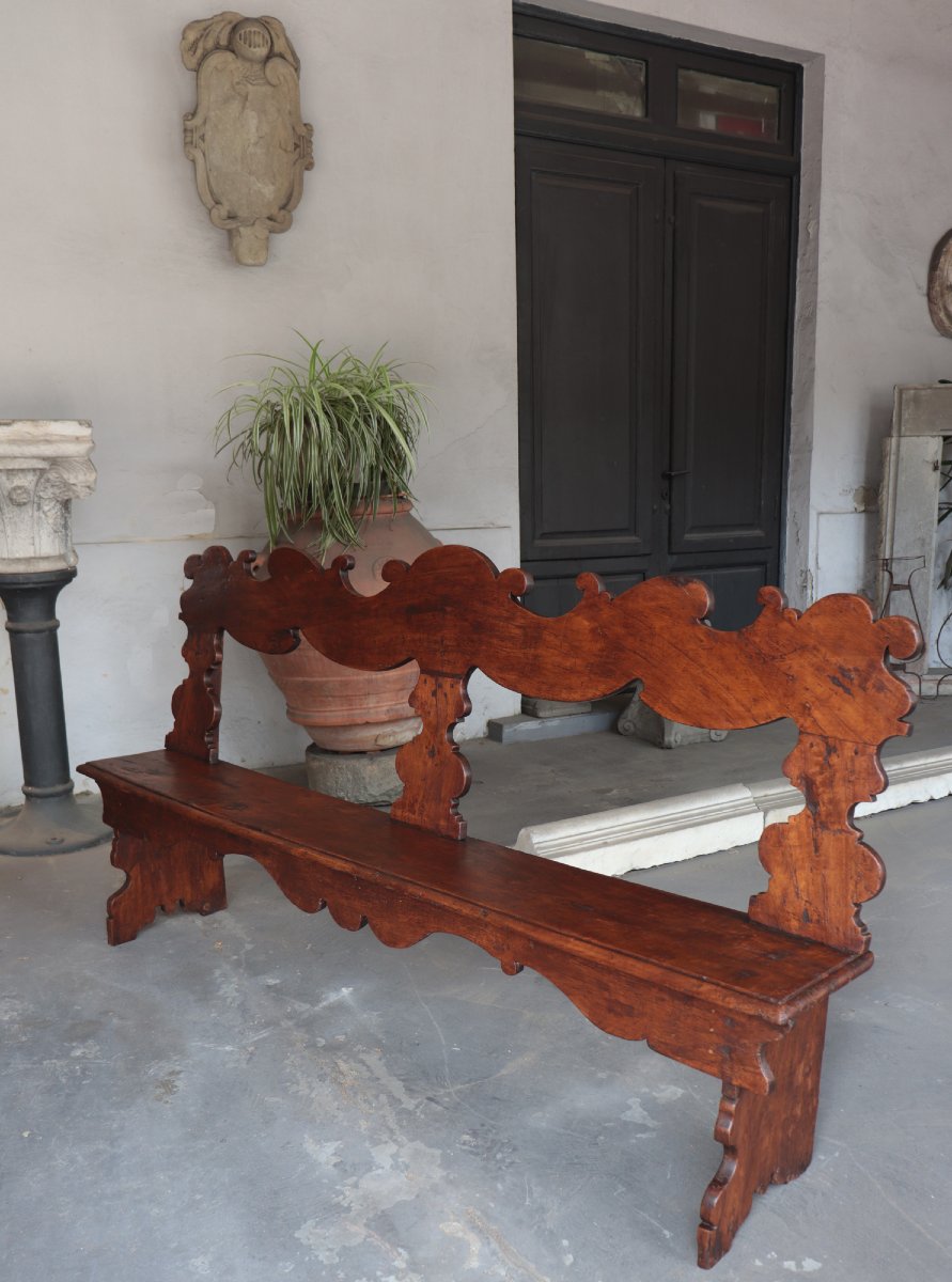 Banc de palais, Toscane, 17e siècle-photo-2