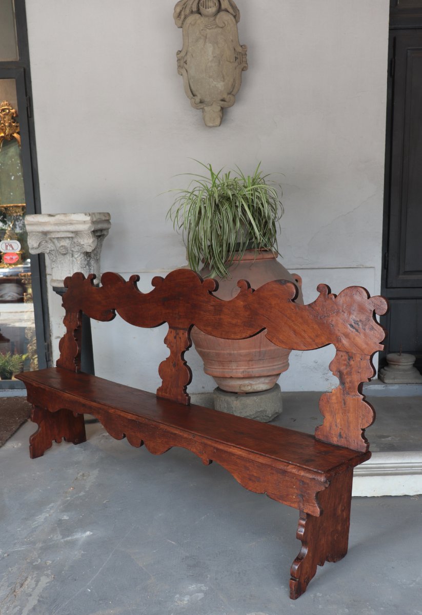 Banc de palais, Toscane, 17e siècle-photo-3