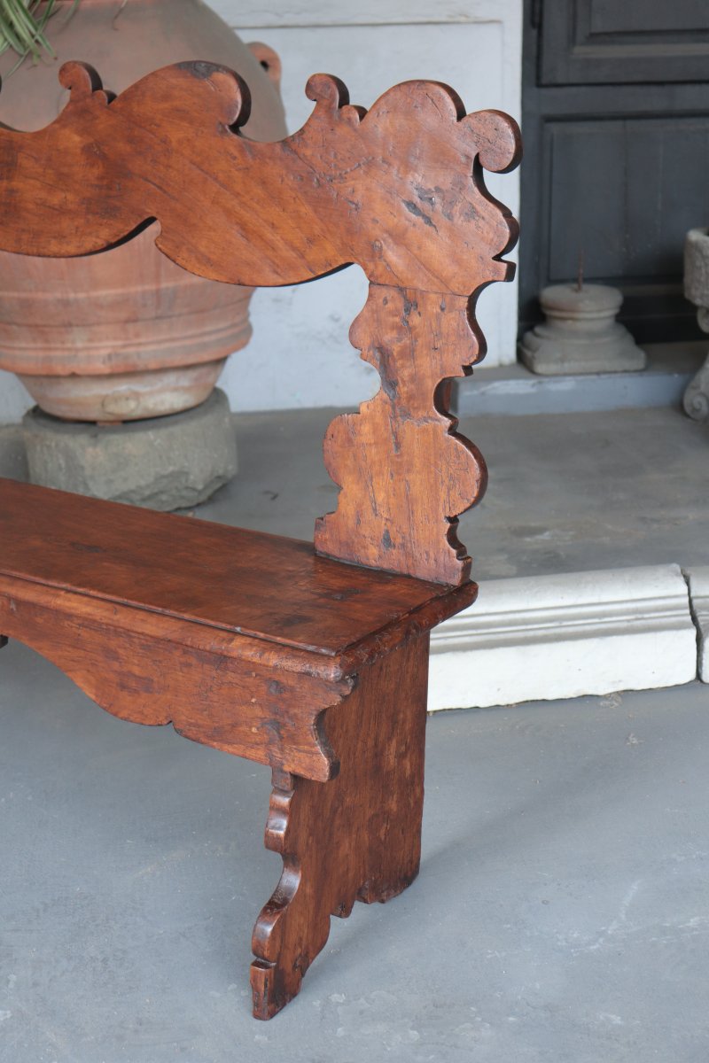 Banc de palais, Toscane, 17e siècle-photo-3