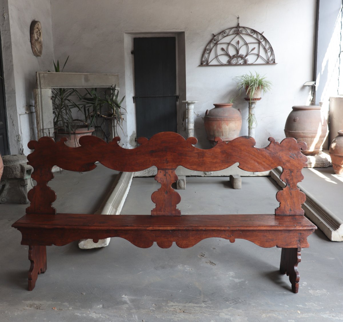 Banc de palais, Toscane, 17e siècle-photo-4