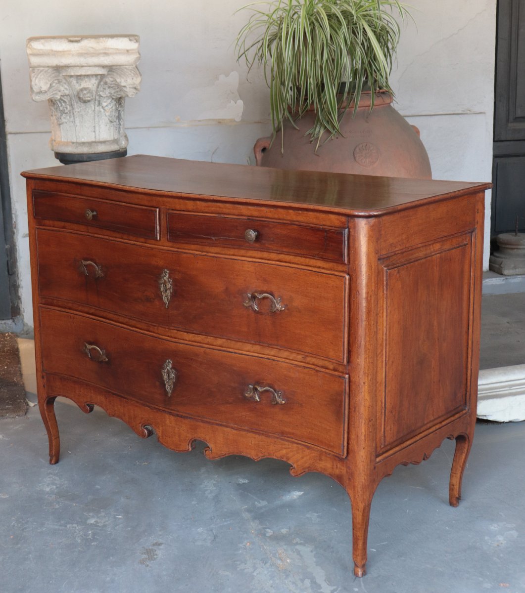 Louis XV Chest Of Drawers, Tuscany, 18th Century-photo-2