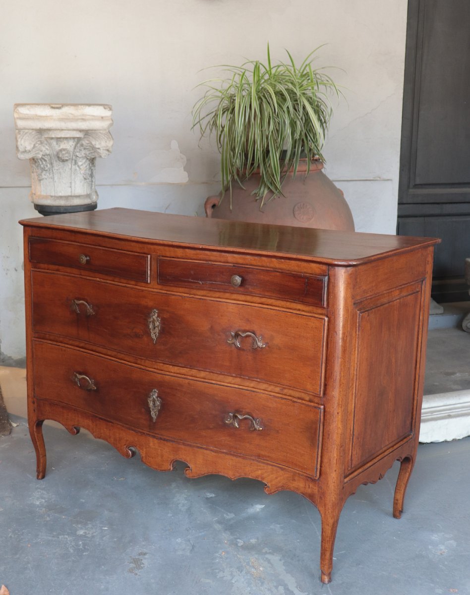 Louis XV Chest Of Drawers, Tuscany, 18th Century-photo-3