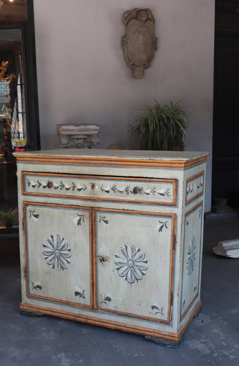 Lacquered Sideboard, Tuscany, 18th Century-photo-3