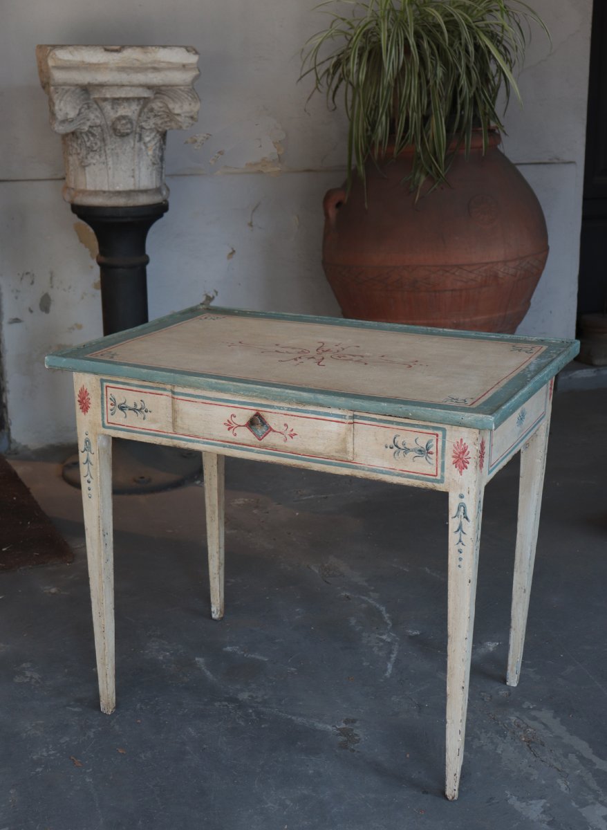 Table laquée  Toscane, fin du XVIIIe siècle-photo-2