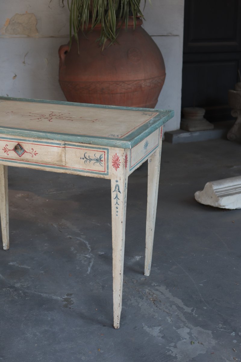 Table laquée  Toscane, fin du XVIIIe siècle-photo-3