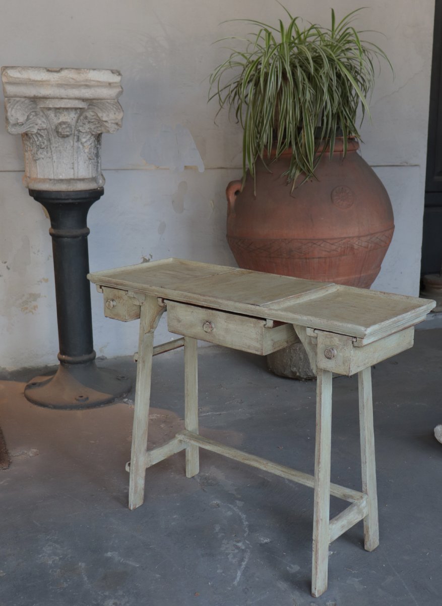 Paire de tables de travail, Toscane,  XVIIIe siècle-photo-2