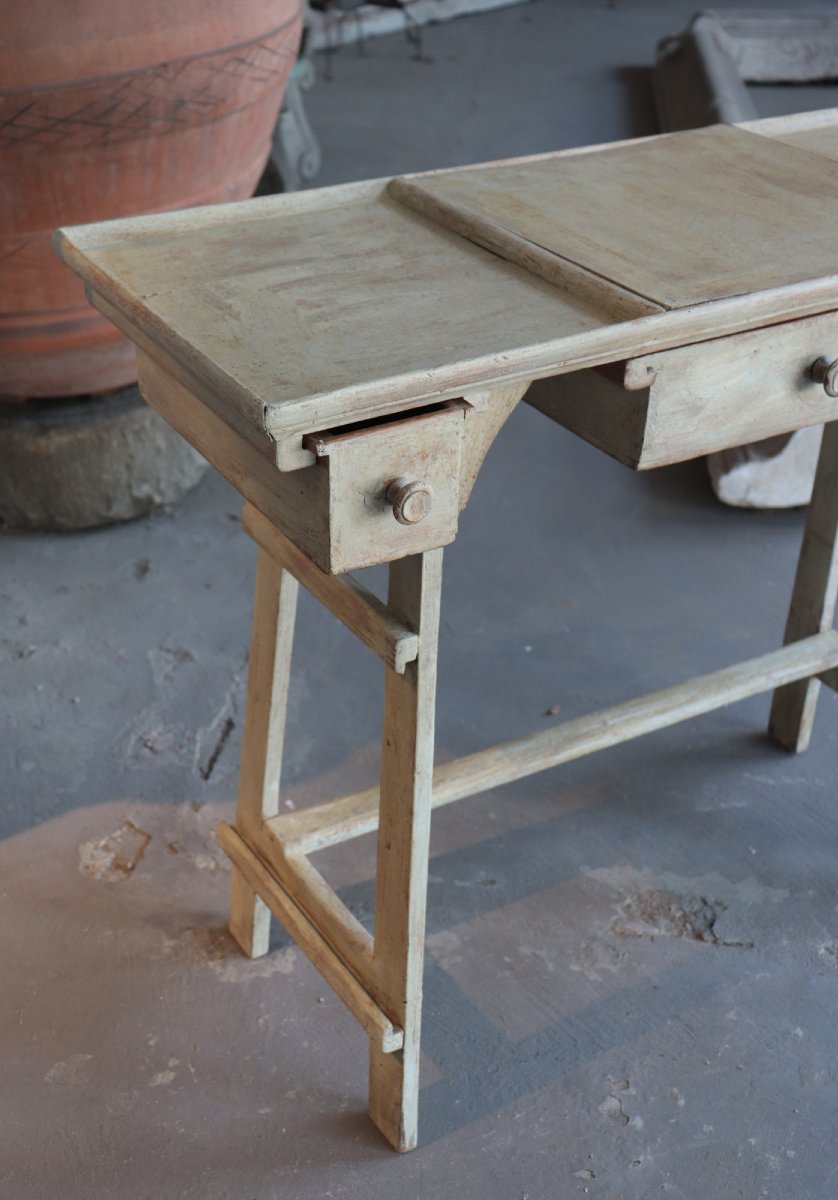 Paire de tables de travail, Toscane,  XVIIIe siècle-photo-4