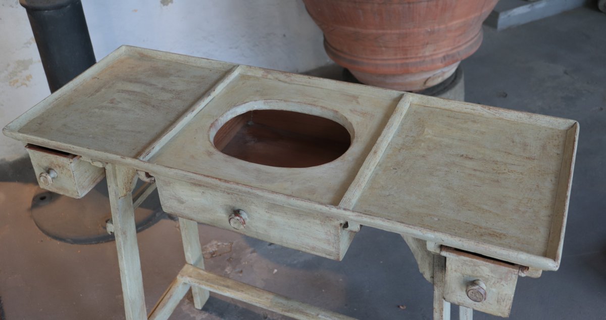 Paire de tables de travail, Toscane,  XVIIIe siècle-photo-1