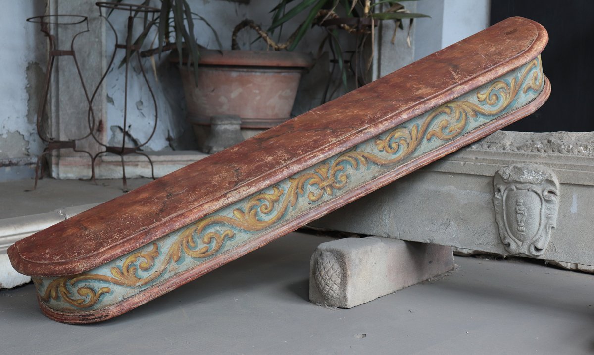 Lacquered Wall Shelf, Tuscany, 18th Century