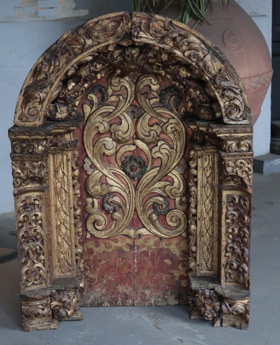 Niche - Gilded Newsstand, Spain, 17th Century-photo-2