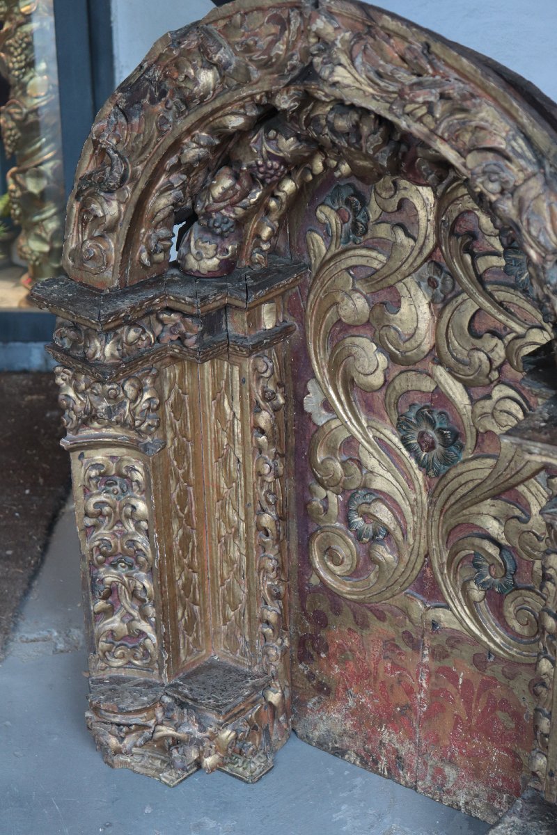 Niche - Gilded Newsstand, Spain, 17th Century-photo-3