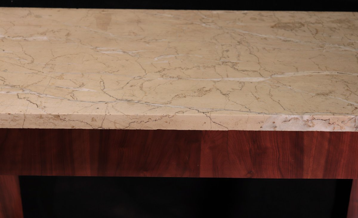 Empire-style Console Table With Mirror, Tuscany, 1800-photo-3