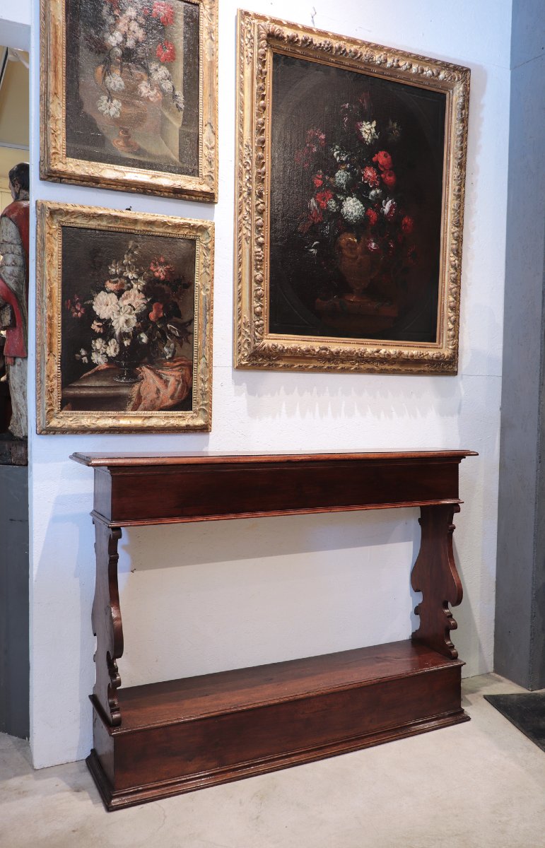 Walnut Balustrade, Tuscany, 17th Century-photo-2