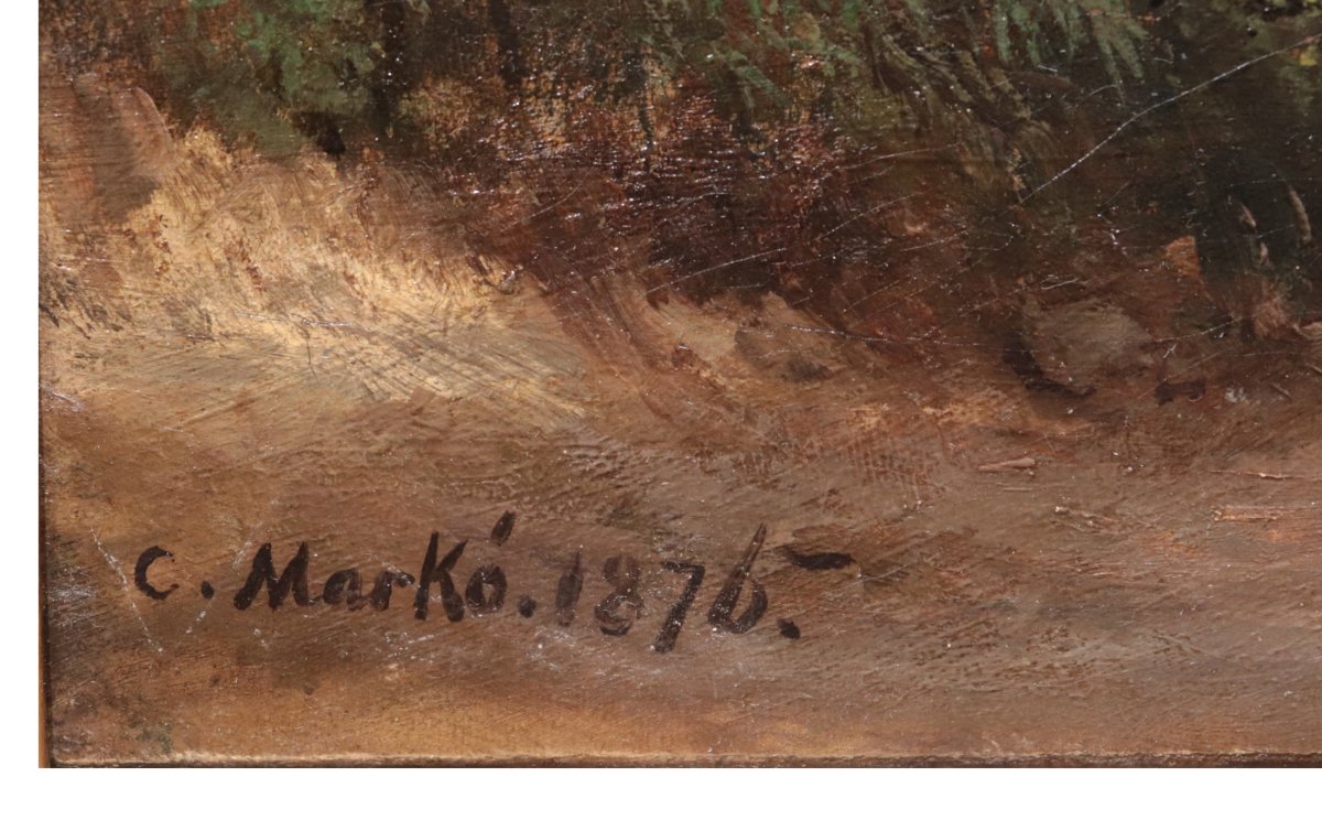 CARLO MARKO' le Jeune (Budapest 1822–Moscou 1891) - Paysage-photo-3