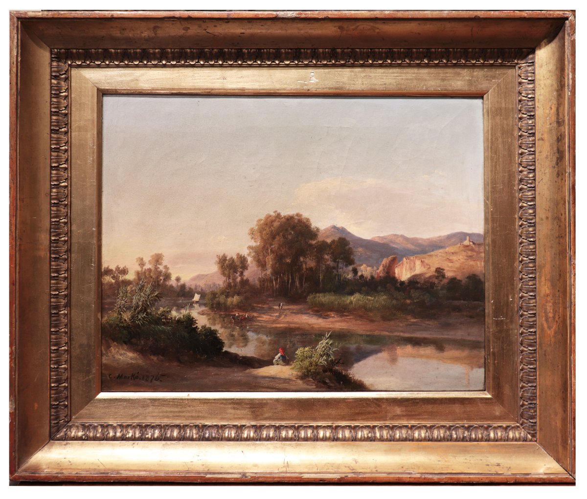 CARLO MARKO' le Jeune (Budapest 1822–Moscou 1891) - Paysage