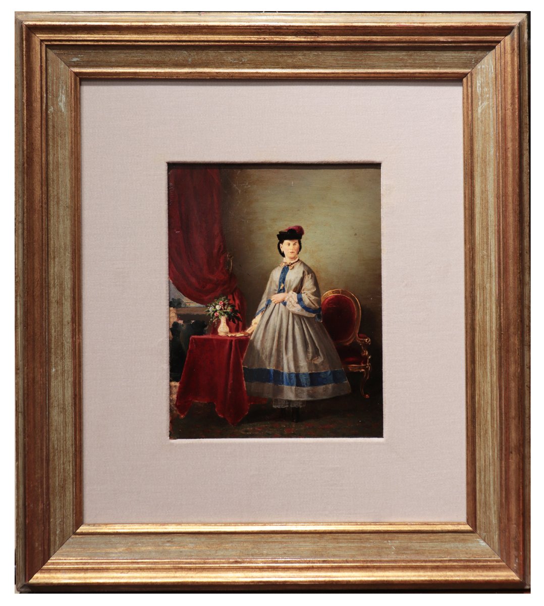 Painting: Portrait Of A Lady, "late 19th Century"