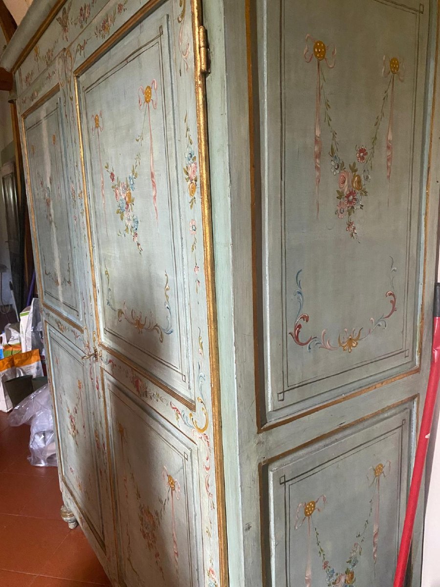 Lacquered Cabinet, Tuscany, 19th Century-photo-3