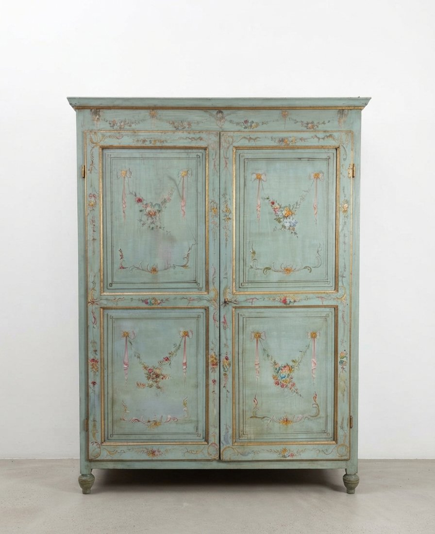Lacquered Cabinet, Tuscany, 19th Century