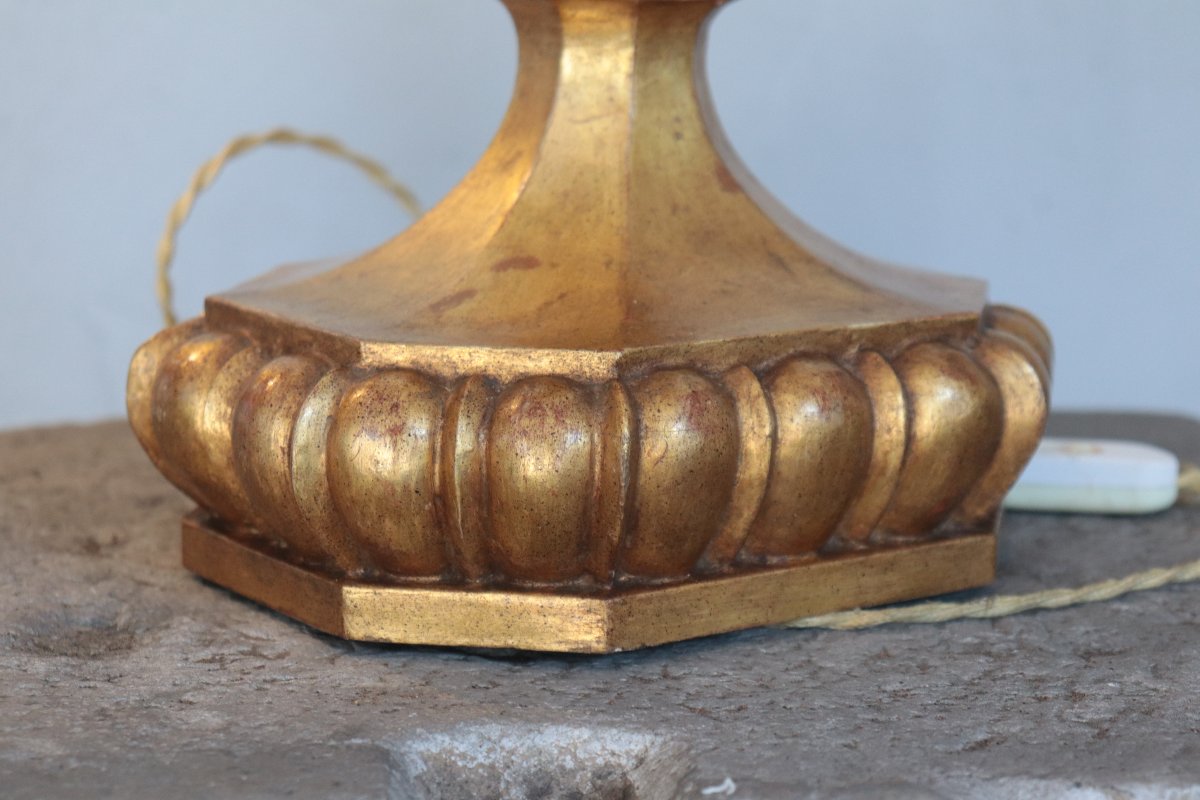Gold Table Lamp, 1900s-photo-3