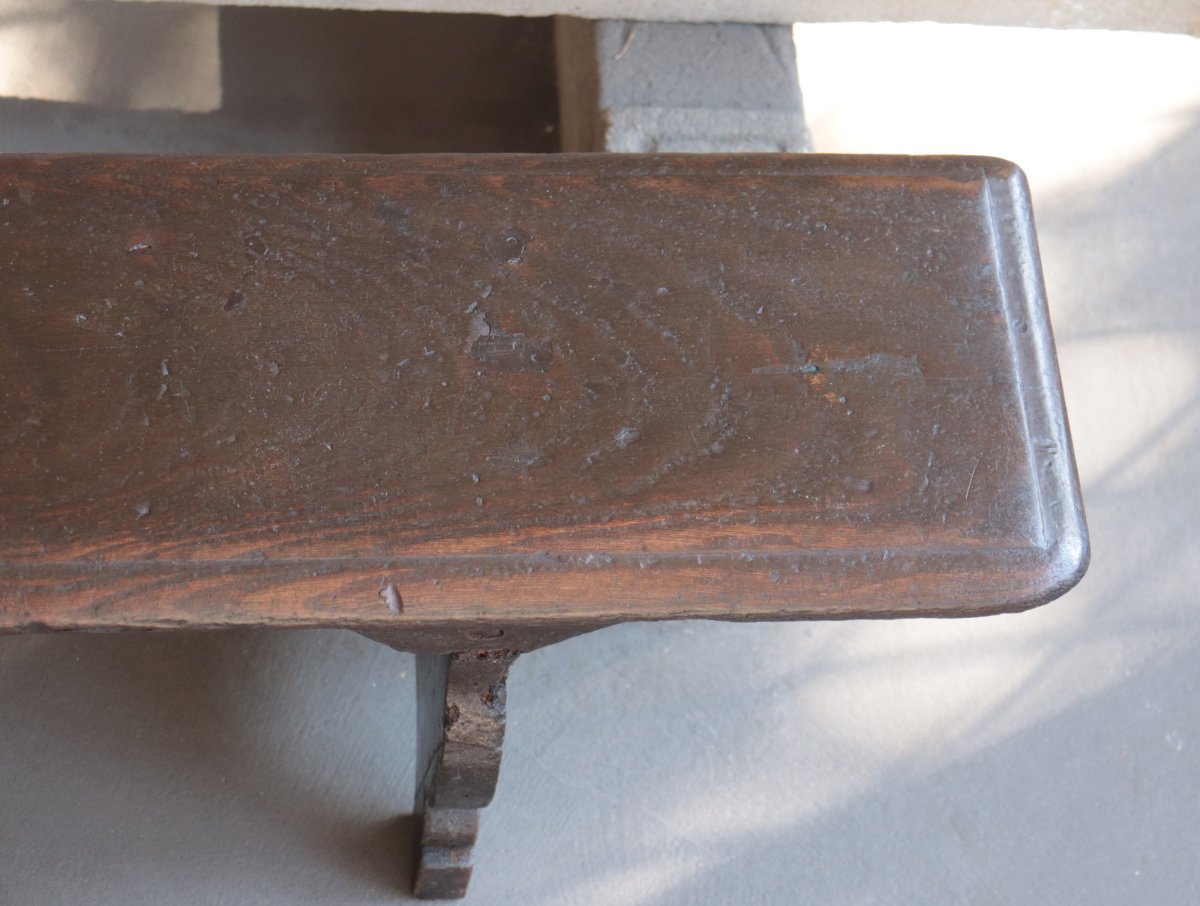 Footrest Bench, Tuscany, 18th Century-photo-4