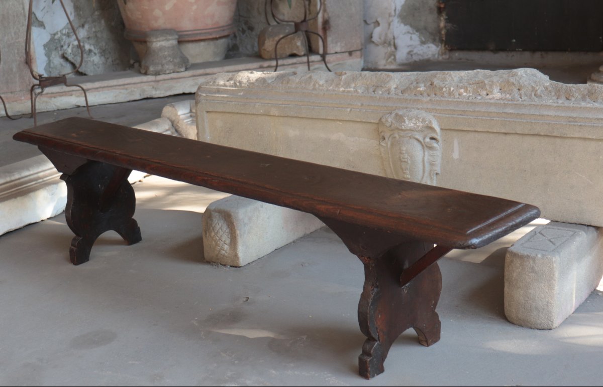 Footrest Bench, Tuscany, 18th Century-photo-1
