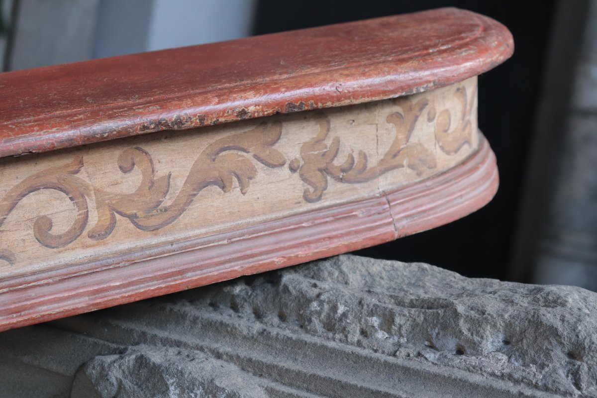 Lacquered Shelf, Tuscany, 18th Century-photo-2