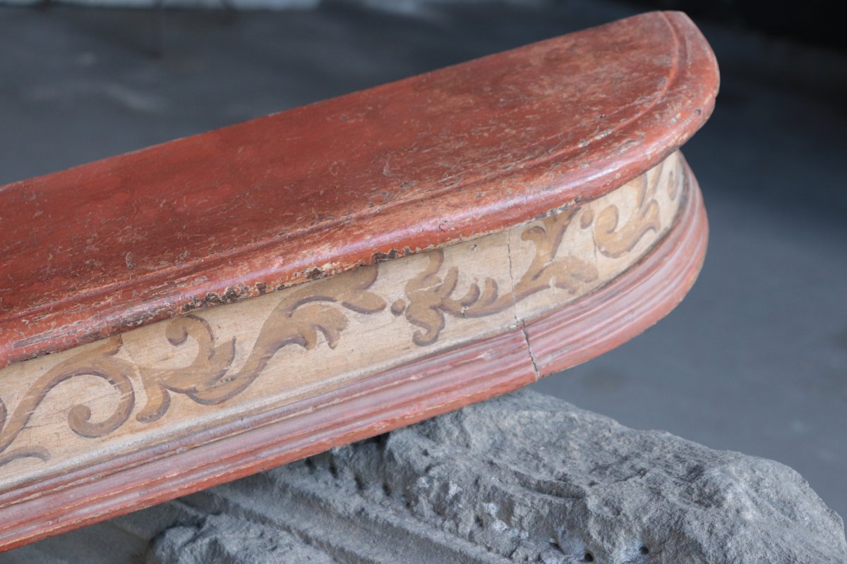 Lacquered Shelf, Tuscany, 18th Century-photo-3