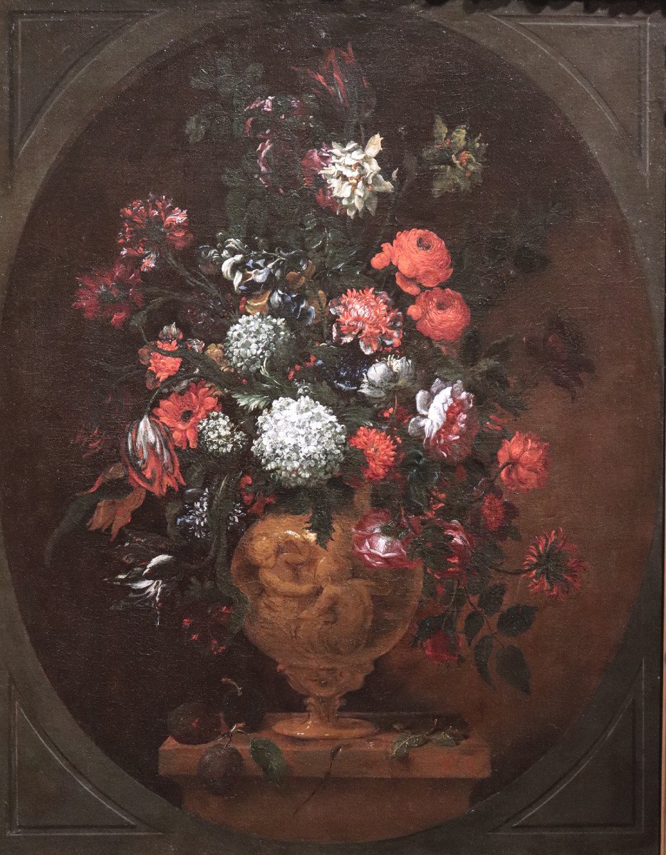 Bartolomeo Bimbi (florence 1684-1729) - Vase Of Flowers-photo-2