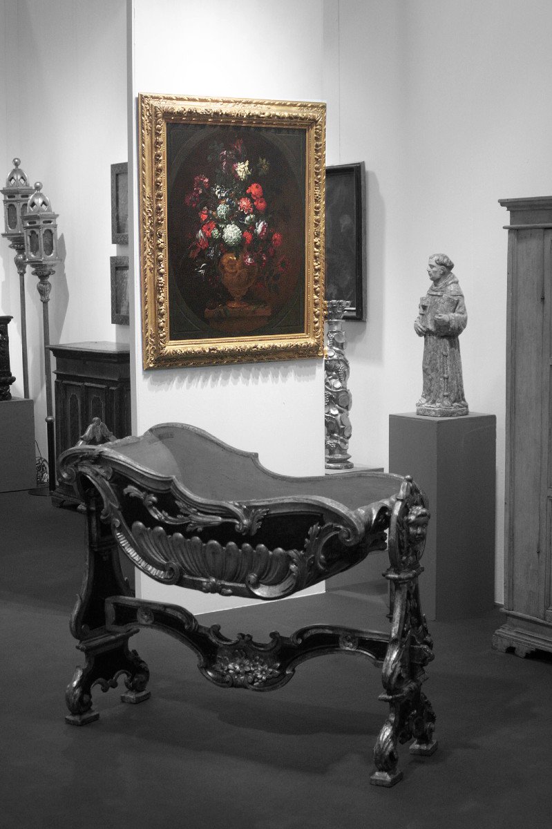 Bartolomeo Bimbi (florence 1684-1729) - Vase Of Flowers-photo-4