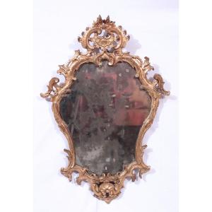 Gilded Mirror, Italy, 18th Century