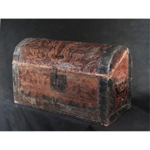 Leather Chest, Central Italy, 17th Century