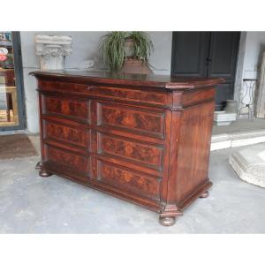Commode Toscane Avec Bureau, Fin Du 17e Siècle